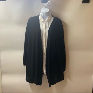 Talbots Black Women's Cardigan Size 1X